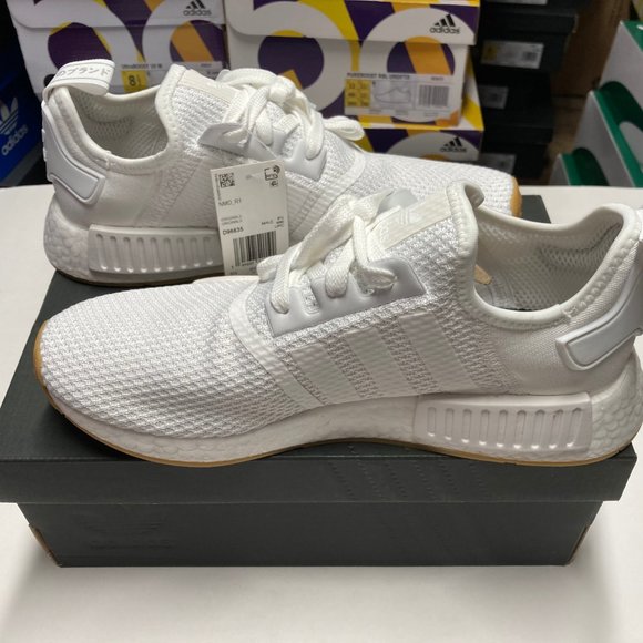 adidas NMD R1 Cloud White Mens Shoes - Picture 4 of 5